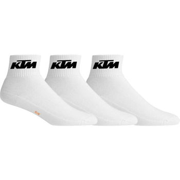 KTM SOCKS SHORTY 3P Unisex ponožky, biela, veľkosť