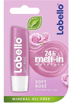 Labello Balzam na pery Soft Rosé (Caring Lip Balm) 4,8 g