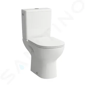 Laufen - Lua WC kombi misa, Rimless, spodný odpad, LCC, biela H8240874000001