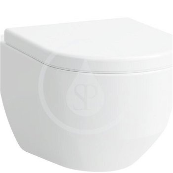 Laufen - Pro Závesné WC, 530 mm x 360 mm, s LCC, biela H8209594000001