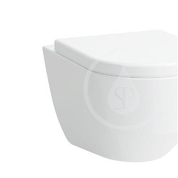 Laufen - Pro Závesné WC, 530 mm x 360 mm, s LCC, biela H8209594000001