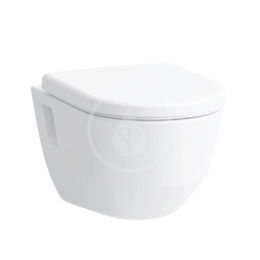 Laufen - Pro Závesné WC, 530x360 mm, Rimless, biela H8209640000001