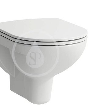 Laufen - Pro Závesné WC so sedadlom Slim, Slowclose, Rimless, biela H8669510000001