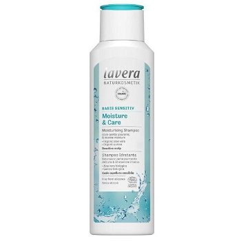 Lavera Hydratačný šampón s BIO mandľovým mliekom a aloe vera Basis Sensitiv (Moisture & Care Shampoo) 250 ml