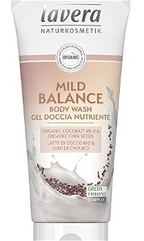Lavera Sprchový gél Mild Balance Bio kokosové mlieko a Bio chia semienka ( Body Wash Gel) 200 ml