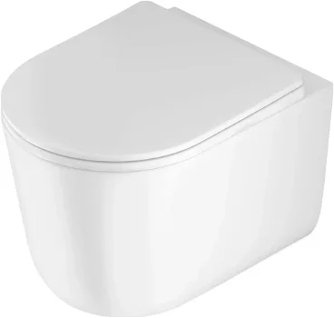 LaVilla WC misa závesná JASMIN Rimless Whirl - set vrátane sedátka SLIM softclose CDJD6ZPW