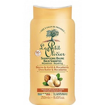 Le Petit Olivier Obnovujúci šampón pre suché vlasy Bambucké maslo a makadamový olej (Balm Shampoo) 250 ml