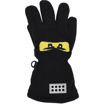 LEGO® kidswear LWASMUS 600 GLOVES Chlapčenské prstové rukavice, čierna, veľkosť