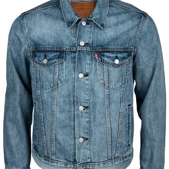 Levi's® THE TRUCKER JACKET CORE Pánska jeansová bunda, svetlomodrá, veľkosť