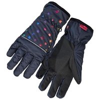 Lewro YALAJA Dievčenské zimné rukavice, tmavo modrá, veľkosť