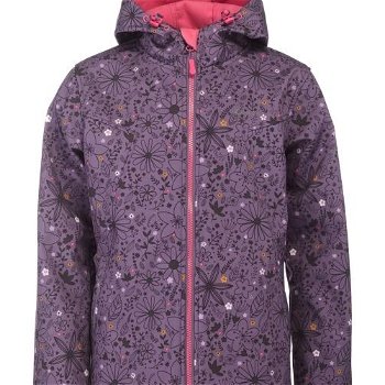Lewro YORDANA Dievčenská softshellová bunda, fialová, veľkosť