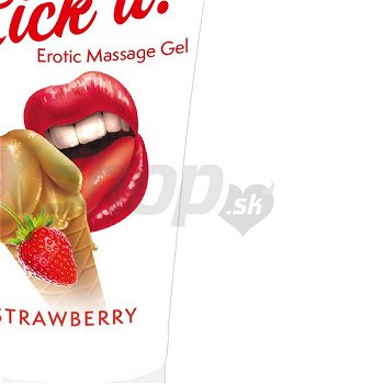 Lick it! 2in1 masážny lubricant - strawberry 50ml