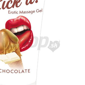 Lick it! - 2in1 masážny lubricant - white chocolate 50ml