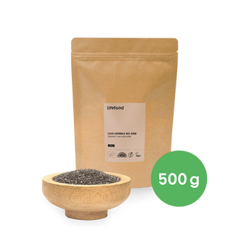 Lifefood Chia semienka raw BIO 500 g