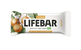 Lifefood Lifebar Tyčinka marhuľová raw BIO 40 g