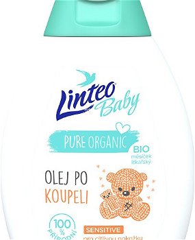 Linteo Detský olej po kúpeli s Bio nechtíkom lekárskym Baby 250 ml