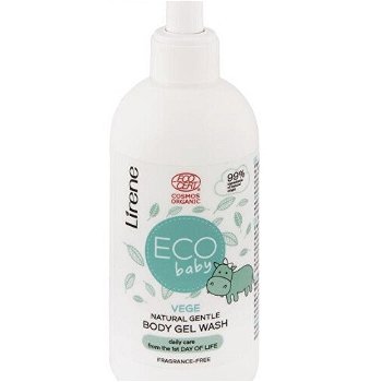 Lirene Prírodné umývací gél Eco Baby ( Body Gel Wash) 250 ml
