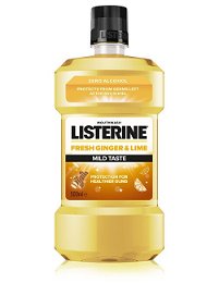 Listerine Ústna voda Fresh Ginger & Lime Mild Taste 500 ml