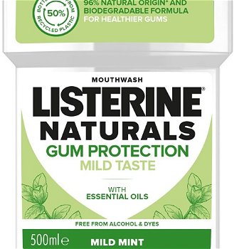 Listerine Ústna voda Natura l s Gum Protection 500 ml