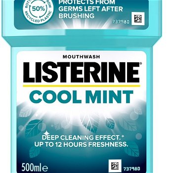 Listerine Ústna voda proti zubnému povlaku Coolmint 1000 ml