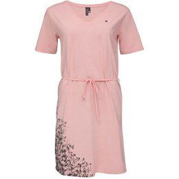 Loap AURORA Dámske šaty, ružová, veľkosť