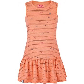 LOAP BARISA Dievčenské šaty, oranžová, veľkosť