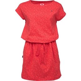 Loap BASKELA Dámske šaty, červená, veľkosť