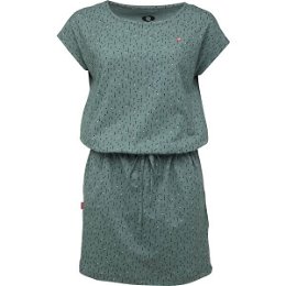 Loap BASKELA Dámske šaty, zelená, veľkosť