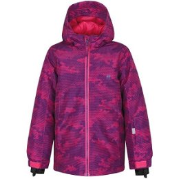 Loap CUNES Detská lyžiarska bunda, ružová, veľkosť