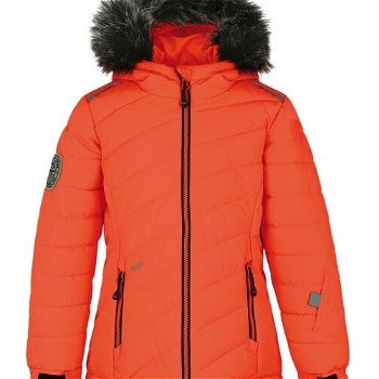 Loap FULSACA Detská lyžiarska bunda, oranžová, veľkosť