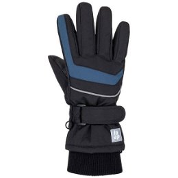 Loap RULIK Detské zimné rukavice, čierna, veľkosť