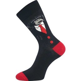 Lonka BICYKLE Unisex ponožky, čierna, veľkosť