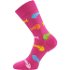 Lonka RYBY Unisex ponožky, ružová, veľkosť