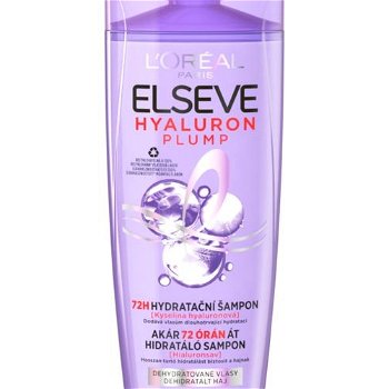 L´Oréal Paris Hydratačný šampón s kyselinou hyalurónovou Elseve Hyaluron Plump 72H ( Hydrating Shampoo) 250 ml