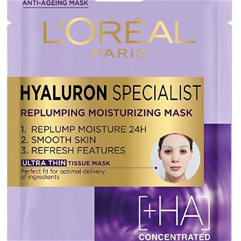 L´Oréal Paris Textilná maska Hyaluron Specialist (Tissue Mask) 1 ks