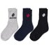 Lotto Q-TEEN 3P Detské ponožky, čierna, veľkosť
