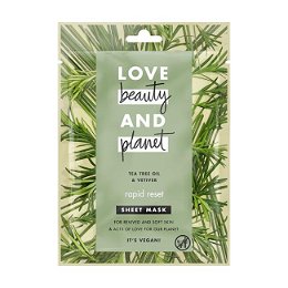 Love Beauty and Planet Textilné maska Tea Tree & Vetiver 1 ks