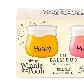 Mad Beauty Balzam na pery Winnie Honey Pot (Lip Balm Duo) 2 x 7 g