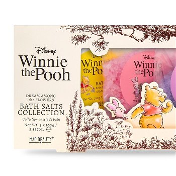 Mad Beauty Soľ do kúpeľa Winnie The Pooh (Bath Salt Trio) 3 x 100 g