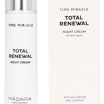MÁDARA Nočný liftingový krém Time Miracle (Total Renewal Night Cream) 50 ml