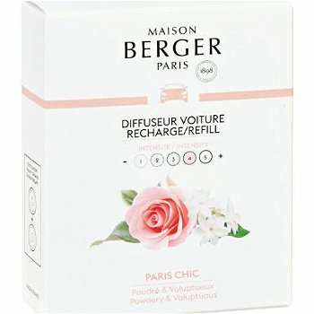Maison Berger Paris Náhradná náplň do difuzéra do auta Chic Paríž Paris Chic (Car Diffuser Recharge/Refill) 2 ks