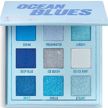 Makeup Obsession Paletka očných tieňov Ocean Blue s (Shadow Palette) 11,7 g