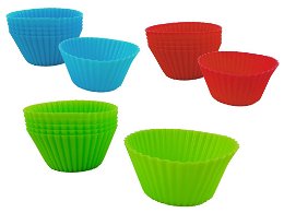 MAKRO - Košíčky na muffiny silikón 6ks rôzne farby