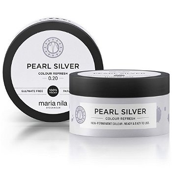 Maria Nila Jemná vyživujúce maska bez permanentných farebných pigmentov Pearl Silver ( Colour Refresh Mask) 300 ml
