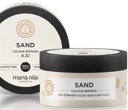 Maria Nila Jemná vyživujúce maska bez permanentných farebných pigmentov Sand ( Colour Refresh Mask) 100 ml