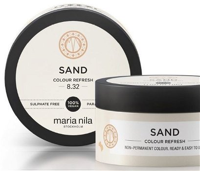 Maria Nila Jemná vyživujúce maska bez permanentných farebných pigmentov Sand ( Colour Refresh Mask) 100 ml