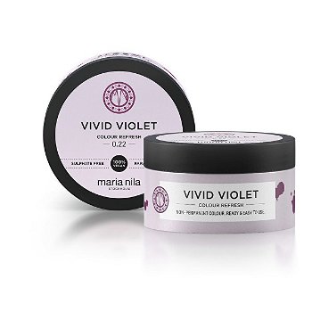 Maria Nila Jemná vyživujúce maska bez permanentných farebných pigmentov Vivid Violet ( Colour Refresh Mask) 100 ml