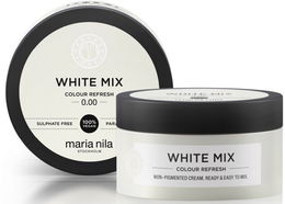 Maria Nila Vyživujúce maska bez farebných pigmentov k dotvoreniu pastelových odtieňov White ( Colour Refresh Mask) 100 ml