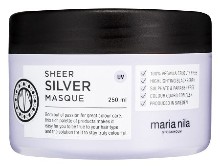 Maria Nila Vyživujúci maska pre blond vlasy Sheer Silver (Masque) 250 ml