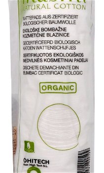 MASMA Kozmetické vatové vankúšiky z organickej bavlny Masmi 80 ks